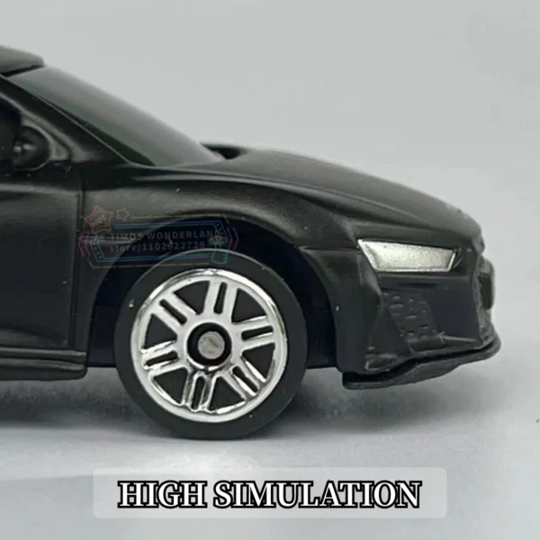 1:64 Car Model Miniature Audi R8 Coupe Scale Replica Diecast Vehicle Collection Home Decor Kid Boy Xmas Toy - Image 5