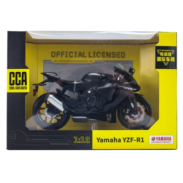 CCA 1:12 Yamaha YZF-R1 Classic Motorcycle Model Alloy Car Model Toy Car Casting Collection Toy Gift Christmas Gift - Image 6