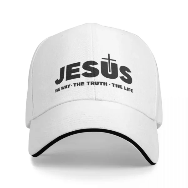 Cross Jesus Christ Way The Truth The Life Baseball Cap Men Hats Women Visor Outdoor Snapback Caps