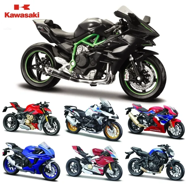 Maisto 1:18 kakawasaki NINJA H2R KTM RC 390 YZF-R1 Naked V4 S YAMAHA MT-07 2018 motorcycle motorcycle Model collection gift toy