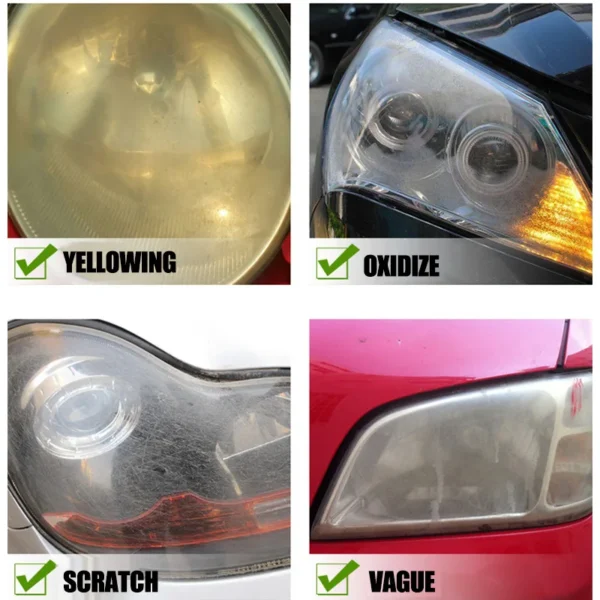 Car Headlight Restoration Polishing Kits Headlamp Repair Kits Car Light Polisher Cleaning Paste Cars Paint Refurbish Agent - Image 6