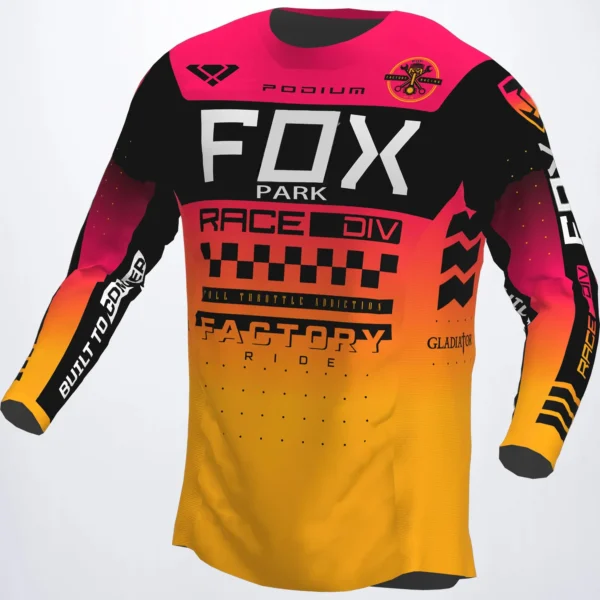 New Motorcycle T-shirt for men Fox Cycling T-shirt Luxury High Quality Breathable Motorcycle MTB Road Bike Bicycle moto T-shirts - Image 2