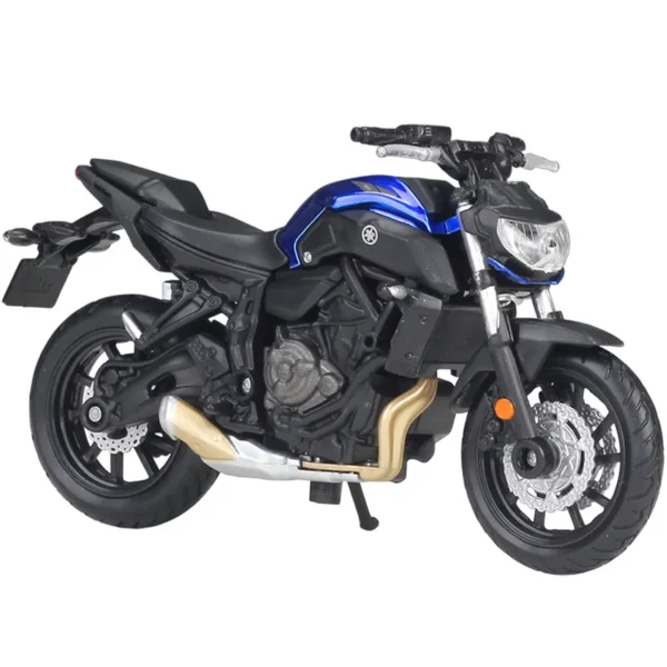 Maisto 1:18 Yamaha 2018 Yamaha Mt-07 mt 07 mt07 Mock-up Alloy Motorcycle Model With Base - Image 5