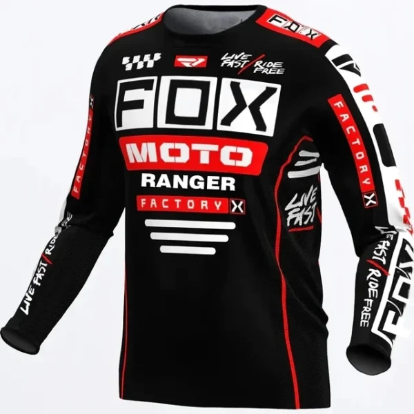 Motocross Mountain Enduro Bike Clothing Bicycle Moto Downhill T-shirt Fox ranger Women Men Cycling Jersey MTB Shirts BMX - Image 2