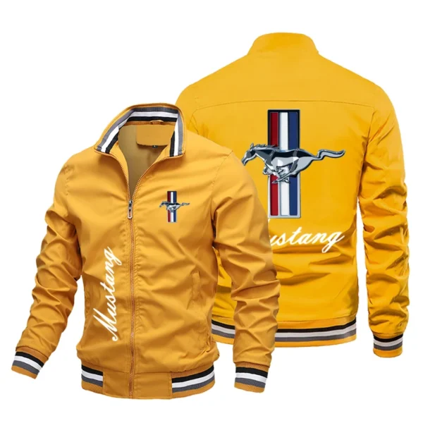 Sommer Neue Heiße Verkauf Ford Mustang Logo männer Jacke Fashion Marke Jacke Hohe Qualität Übergroßen Moto Racing Atmungs Oben - Image 2