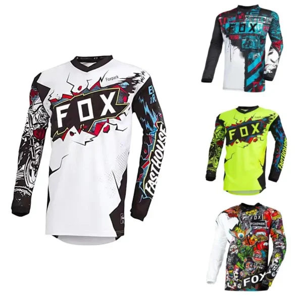 Foxpark Cycling Sweatshirt, Racing Motorcycle,Enduro Motorcycle, DH Mountain Bicycle, MT BMX Motochross T-shirt