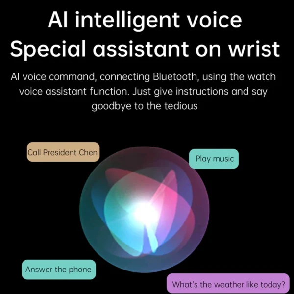 AI voice assistant on smartwatch