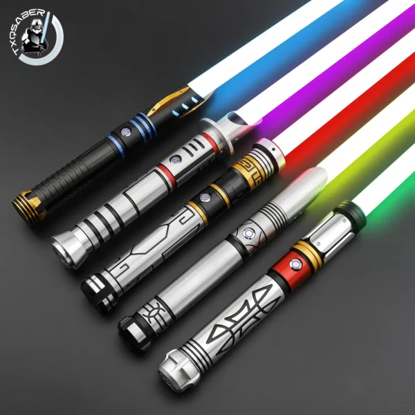 TXQSABER Lightsaber Smooth Swing Heavy Dueling RGB Pixel Change FOC Blaster Toys Jedi Laser Sword Toy