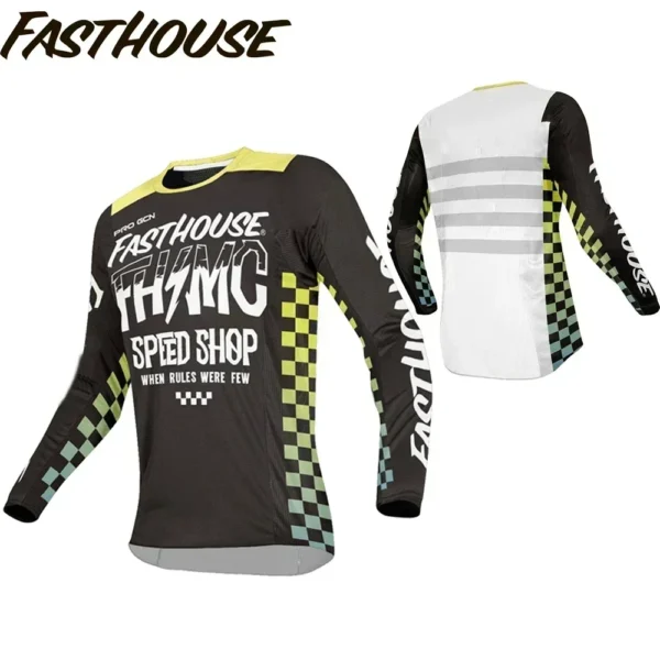 Motorcycle Shirt motor Long Sleeve Custom Jersey For Men Motorcycle Riding Shirt Motor Jersey - Image 2