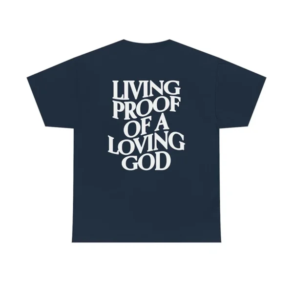 Men Women Summer Living Proof of a Loving God Print Y2k T-shirt Unisex Christian Cross Jesus Short Sleeved Tees Loose Cotton Top - Image 5