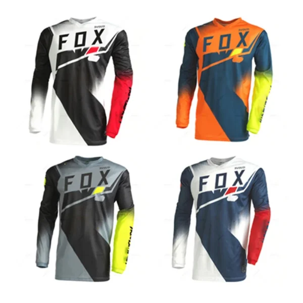 Rvouei Fox Ciclismo Mtb Motocross Jersey Downhill Jerseys MX Cycling Mountain Moto DH Maillot Ciclismo Hombre Quick Dry Tshirt - Image 5