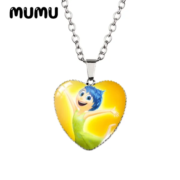 Joy from Inside Out heart necklace.