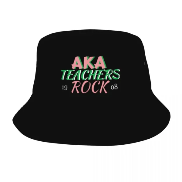 Alpha AKA Kappa Alpha Fishermans Cap Outdoor Bucket Hats Fishing Hat Foldable Hip Hop Beach Sun Hats for Women Men