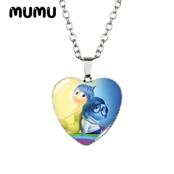 Inside Out heart pendant necklace.