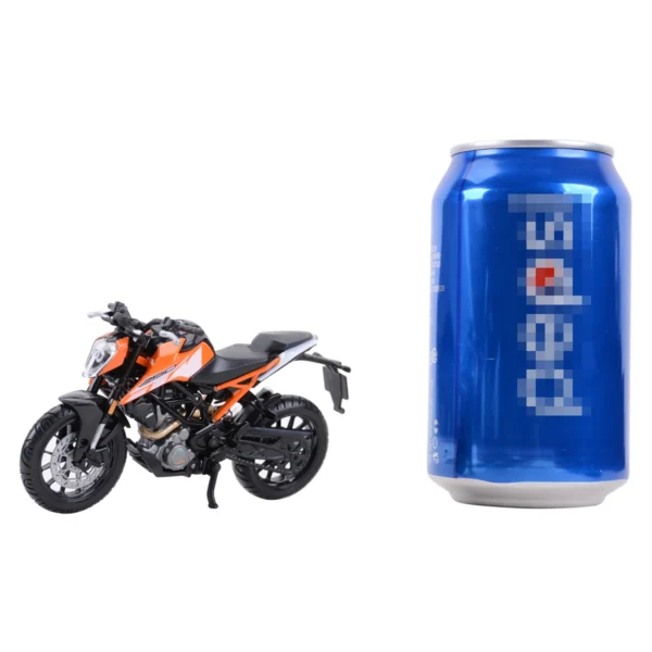 Bburago 1:18 KTM 250 Duke Authorized Simulation Alloy Motorcycle Model Toy Car Gift Collection - Image 5