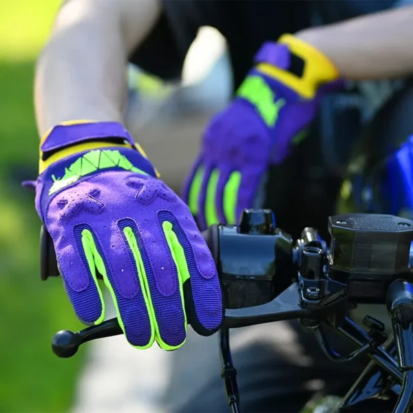 Motorcycle Gloves Touch Screen Men Women MTB Bike Gloves Running Fitness Gym Riding Motorcycle Bicycle Gloves Macaron Color - Image 5