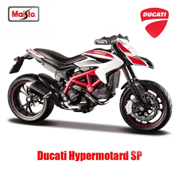 Maisto Ducati Super Naked V4 S 1:18 Scale Alloy Motorcycle Diecast Model Collectible Grade Gift Toy - Image 5