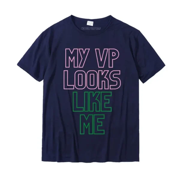 Kamala Harris 2020 My VP Looks Like Me T-Shirt Camisas Hombre Casual Top T-Shirts On Sale Cotton Men Tops Shirts Printed - Image 4