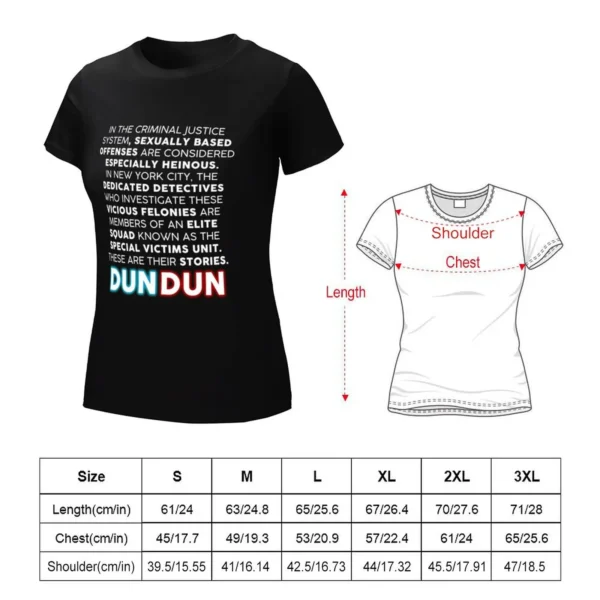 Law And Order Svu T-ShirtLaw and Order_ SVU opening monologue T-shirt Aesthetic clothing summer top woman t shirt - Image 2