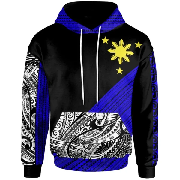 3D Printed Philippines Filipinos Polynesian Tattoo Lapu Lapu Sun Tribal Hoodies For Men Kid Fashion Hooded Hoody Retro Pullovers - Image 2