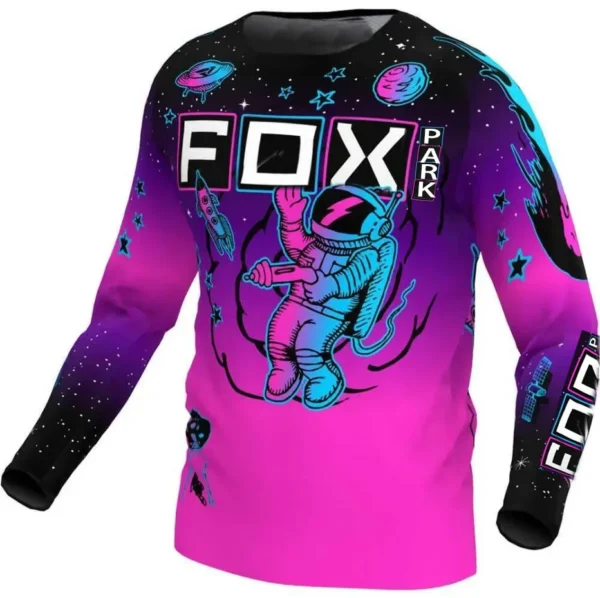 Auto fox Motocross Shirts Riding Bicycle T-Shirts MTB Racing Sports moto Motorcycle Cycling Dirt Bike Auto fox Cycling T-Shirts - Image 3