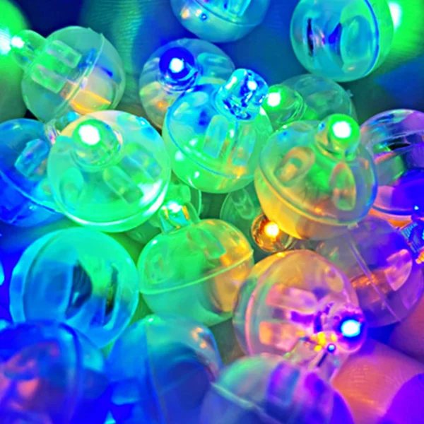 50/100Pcs LED Balloon Light Colorful Flashing Luminous Tumbler Ball Lamp Small Round Ball Light for Wedding Party Birthday Decor - Image 5