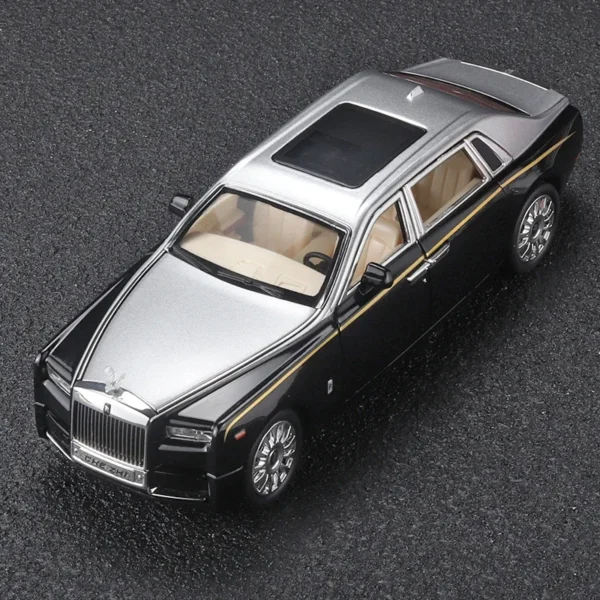 1:24 RR Phantom Model Zinc Alloy Pull Back Diecast Toy Cars with Sound and Light for Kids Boy Girl Gift 111 - Image 3