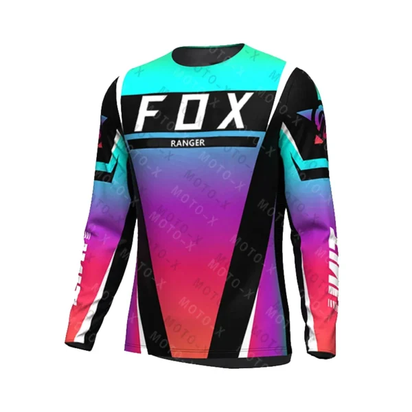 Enduro MTB Cycling Sleeve Cycling Jersey Downhill Shirt Camiseta Motocross T-shirt Mx Mountain Bike Clothing Fox Mtb Jersey - Image 2