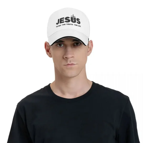 Cross Jesus Christ Way The Truth The Life Baseball Cap Men Hats Women Visor Outdoor Snapback Caps - Image 6