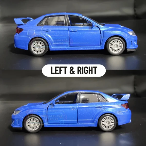 1:36 Subaru Impreza WRX STI 2010 Car Model Replica Scale Metal Miniature Art Home Decor Lifestyle Xmas Kid Gift Toy Collection - Image 5