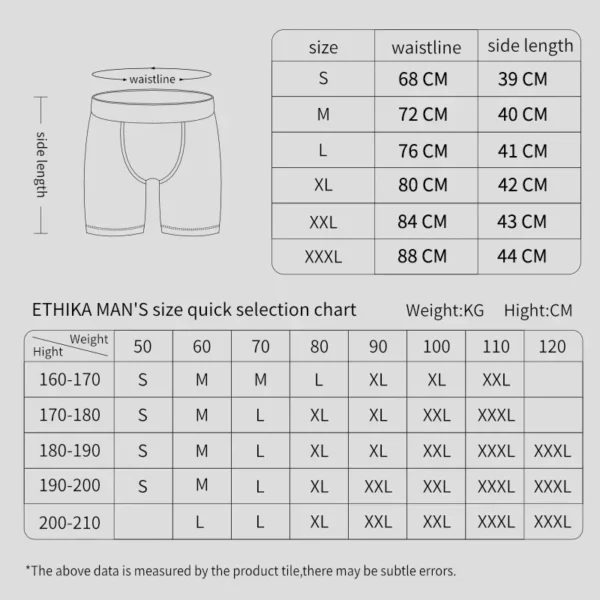 Men Underwear Boxers Printed Male Panties Lingerie Men Underpants Boxershorts Trunks Plus Size Breathable Seamless Men's Boxers - Image 2