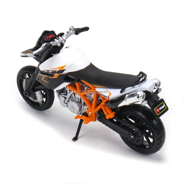 Bburago 1:18 KTM 990 Supermoto R alloy motorcycle Honda Africa Twin Adventure authorized model toy car gift collection - Image 4