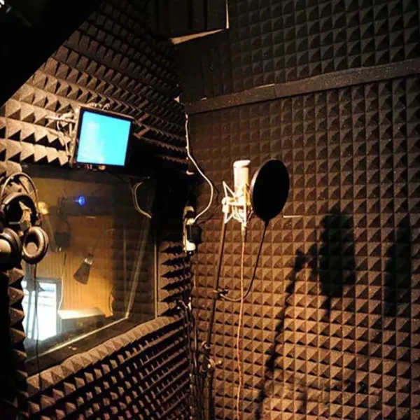 Recording Studio Acoustic Foams Panels Sound Insulation Foam Pad Studio Soundproof Wedge Foam Video Noise Insulation Sponge Wall