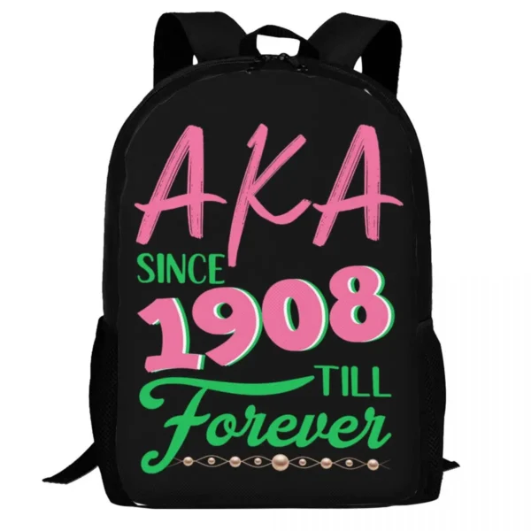 Alpha Sorority Kappa Alpha AKA Travel Laptop Backpack, Business College School Computer Bag Gift for Men & Women - Image 6