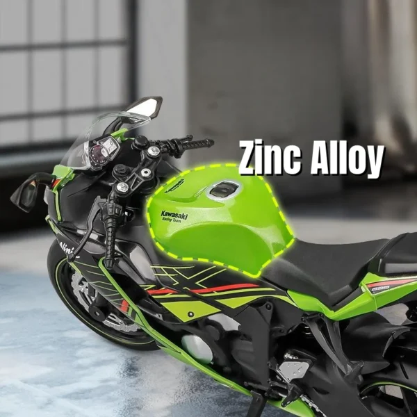 1/12 Kawasaki Ninja ZX-6R Motorcycle Toy 1:12 RMZ City Diecast Model Super Sport Miniature Collection Gift For Boy Children Kid - Image 4