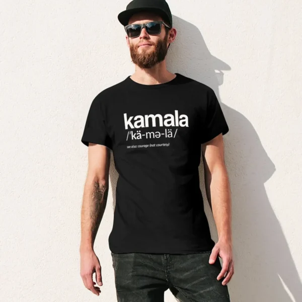 Kamala Harris 2020 Pronunciation & Definition T-Shirt Short sleeve tee Blouse tshirts for men - Image 3