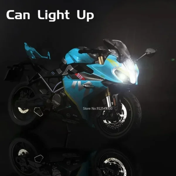 1/12 CFMOTO Spring Breeze 250SR Toy Motorcycle Model Alloy Diecast with Sound Light Model Motorcycle Toys for Boys Collection - Image 2