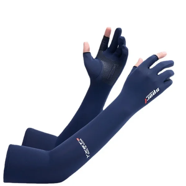 UV Solar Arm Sleeves Men Cycling Gloves Hand Long Sleeves Driving Arm Cover Summer Woman Cool Muff Sun Protection Motorcyclist - Image 5