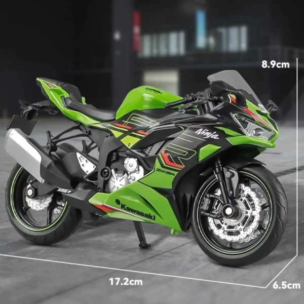 1/12 Kawasaki Ninja ZX-6R Motorcycle Toy 1:12 RMZ City Diecast Model Super Sport Miniature Collection Gift For Boy Children Kid - Image 2