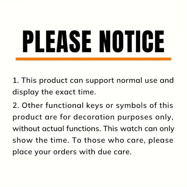 Please notice important product information.