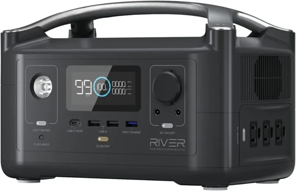 Black River portable power station with display.