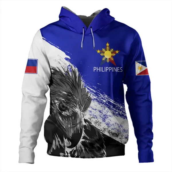 3D Printed Philippines Filipinos Polynesian Tattoo Lapu Lapu Sun Tribal Hoodies For Men Kid Fashion Hooded Hoody Retro Pullovers