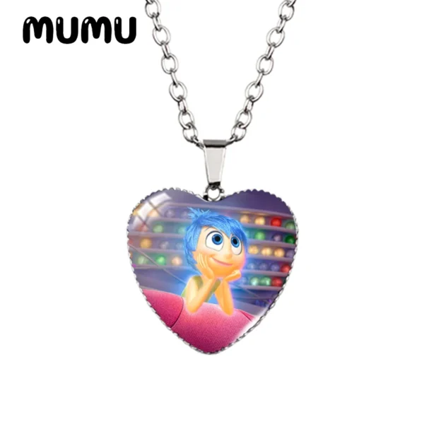 Joy from Inside Out heart necklace.