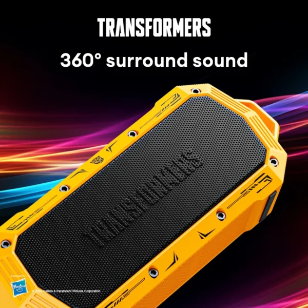 TRANSFORMERS TF-Y10 Speaker Outdoor Portable Loudspeaker Long Endurance Subwoofer Bluetooth V5.4 IPX 6 Waterproof Player Choice - Image 4