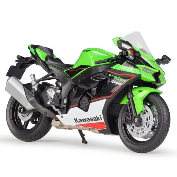 Welly 1:12 Kawasaki 2021 Ninja Zx 10r Heavy-duty Motorcycle Imitation Alloy Model Toy Collection Display Gifts - Image 5