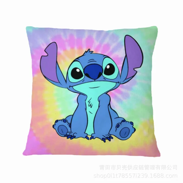 Anime Figure Disney Stitch Double Sided Print Pillowcase Kawaii Stitch Pillow Pillowcase Children Room Interior Decoration Gifts - Image 4