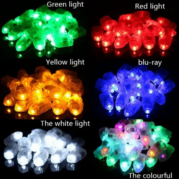 10PCS LED Ball Balloon Light Switch Mini Light Bulbs Glowing Balloon Bar Birthday Party Wedding Holiday Garden Decoration