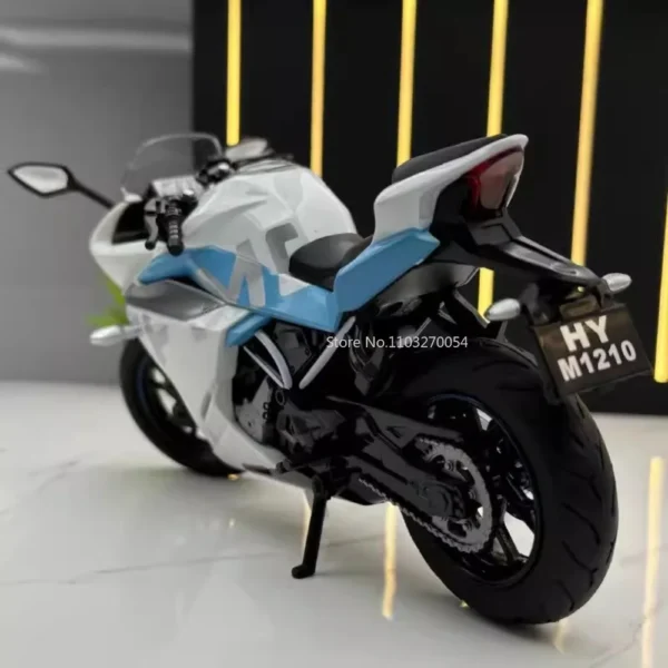 1/12 Spring Breeze 250SR Motorcycle Model Toy Car Alloy Diecast with Sound Light Motorbike Models Toys for Boys Collection Gifts