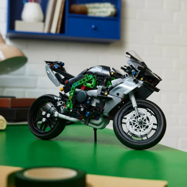 Technical Ninja H2R Motorcycle 42170 Building Blocks Set, Collectible Block Kit for Boys,Girls and Adults,Motorcycle Scale Model - Image 3