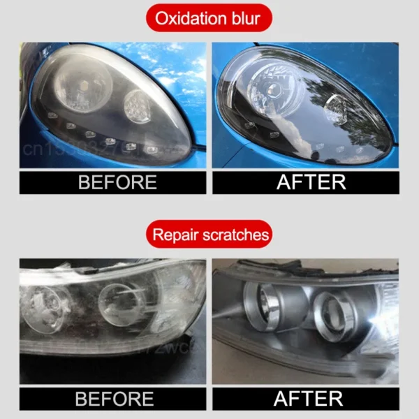 Car Headlight Restoration Polishing Kits Headlamp Repair Kits Car Light Polisher Cleaning Paste Cars Paint Refurbish Agent - Image 5